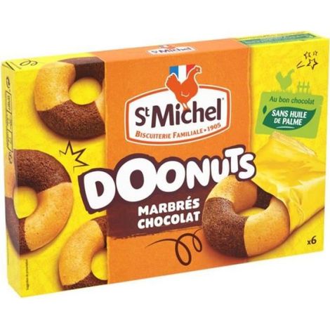 Doonut Marbré Chocolat - 180 g - Snack Sucré - Pour Goûter ou Dessert - Par Paquet