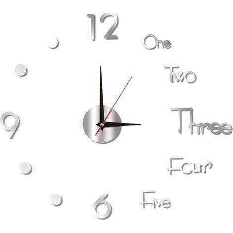 Horloge Murale Luminieuse Silencieuse 40cm - Éclairage Décoratif pour Chambre et Salon (1/5)