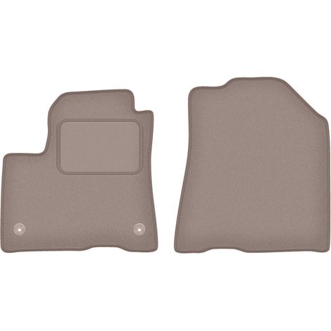 Tapis avant beiges pour : Kia e-Soul II / Soul EV à hayon (2020-) (1/5)
