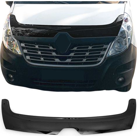 Deflecteurs d'air capot de voiture pour Renault Master 2014-2020 Acrylique Noir