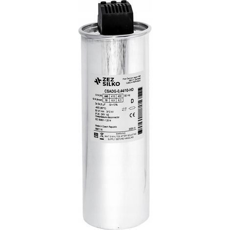 Condensador ZEZ-Silko 10kvar 440V Cn=3x54.8μF In=3x13.1A