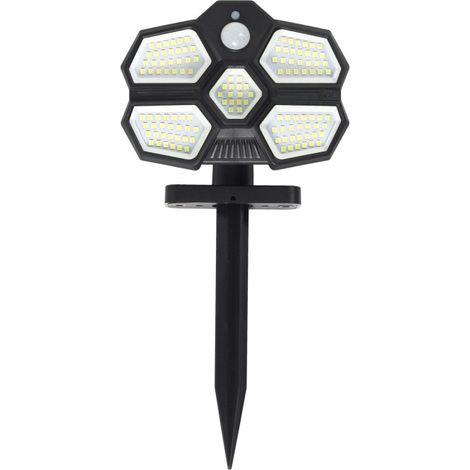 Projecteur Extérieur Solaire "Mouvement" 13cm Noir (1/5)