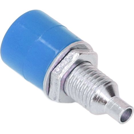 100 Stück M6 4mm Bananenstecker, gute Übertragungsqualität, hervorragende Verarbeitung, elektrisches Verbindungszubehör, blau (1/5)
