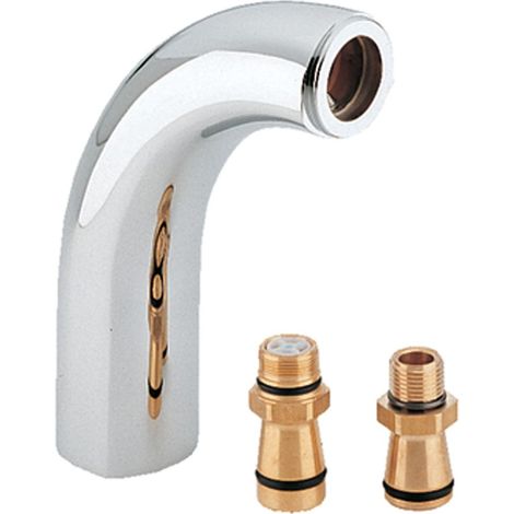 Grohe Standanschluss, 1/2", 100mm Ausladung, 150mm Höhe, StarLight, 12091BE0 (1/3)