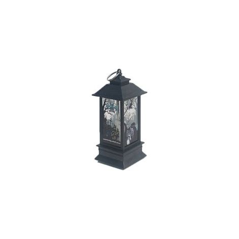 Lanterne décorative à effet flamme, lampe de fête pour entrée de maison, fenêtre, porte, noir, style A – (1/5)