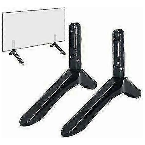 Pieds de rechange pour téléviseurs Samsung supports universels noirs avec patins antidérapants pour un gain de place et une installation facile (1/5)