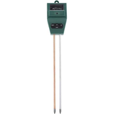 Testeur ph Terre 3 en 1 Testeur ph Sol, Soil Tester Kit Testeur Humidité Plantes PH Terre Metre Sol pour Fleurs/Herbe/Plante/Jardin/Ferme/pelouse 290x50x38MM(Vert) (1/4)