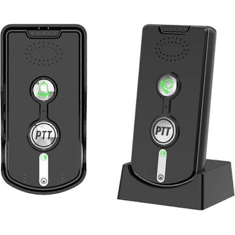 Interphone de porte audio sans fil 1000M noir (1/5)