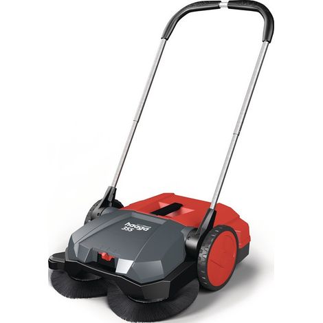 Spazzatrice manuale Haaga 355 con 2 spazzole laterali 500mm 1600 m²/h STARMIX