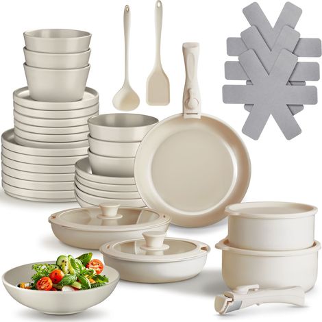 Ensemble de vaisselle pour 6 personnes avec kit cuisine