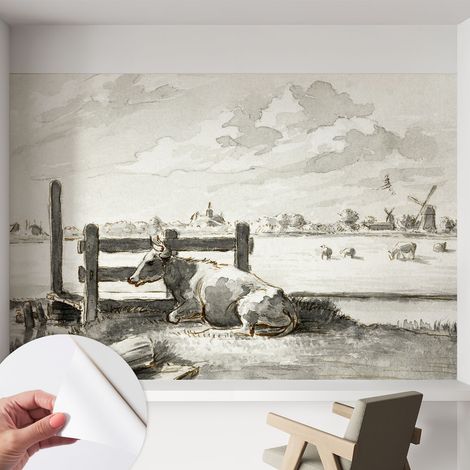 Carta da parati autoadesiva - Fotomurale adesivo - design elegante - stile moderno - Idillio rurale 152x104 cm (1/5)