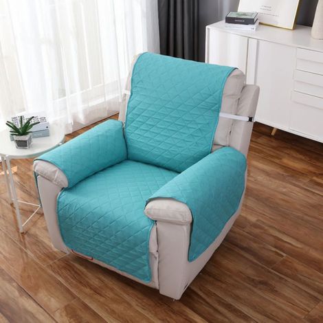 (Menthe verte 55×200cm)Housse Fauteuil Relax 1 Place, Housse de Canapé Protecteur Inclinable Imperméable pour Chambre (1/3)