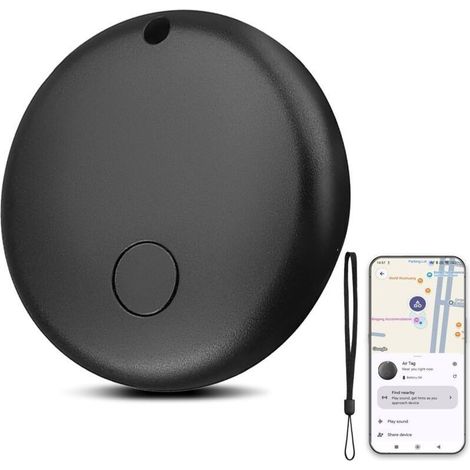 Smart Tag black GPS vehicle tracker (Android version) — Compatible with the Google "Find My" app (Android only) (1/5)