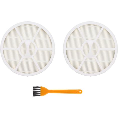 2-teiliges Ersatzfilterset, kompatibel mit Kärcher VC3 Staubsaugern 1.198-125.0, 2.863-238.0 – Filterset mit 2 HEPA-Filtern und 1 Reinigungsbürste (1/5)