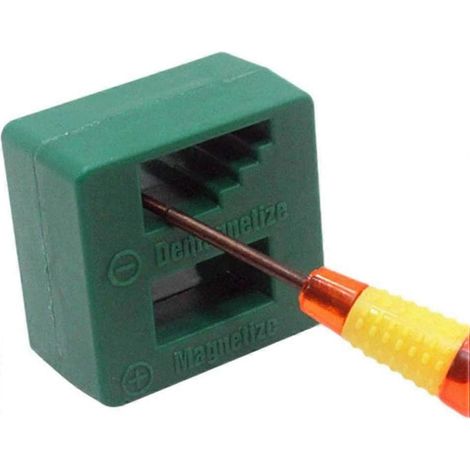 Outil de magnétisation/démagnétisation portable pour embouts de tournevis, gadget pratique, tournevis magnétique (1/5)