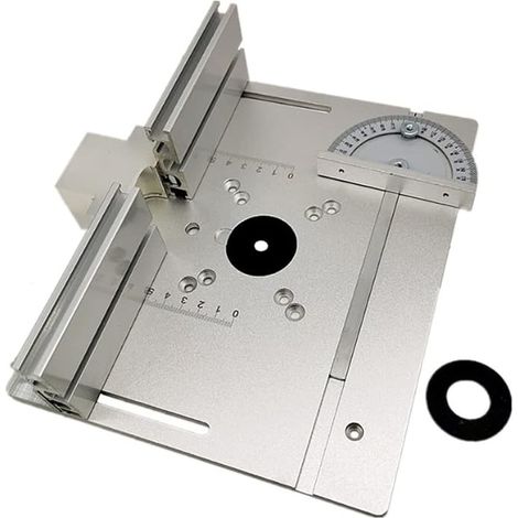 Insert Plate for Router Table Aluminium Alloy Silver (1/3)