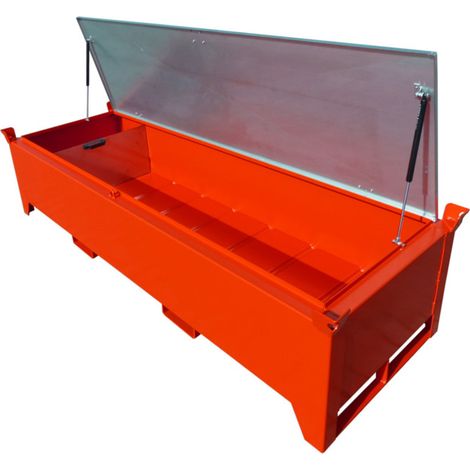 Bauer Südlohn Boîte pour tubes fluorescents SL-N 220, laquée, rouge feu