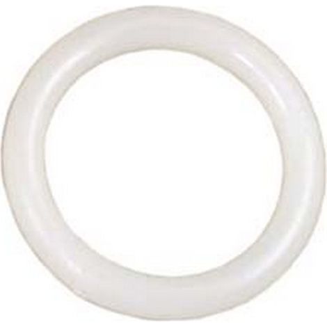 500PZ ANELLI PER SCORRITENDA TUBOLARI IN PLASTICA BIANCO - ø mm.16-23