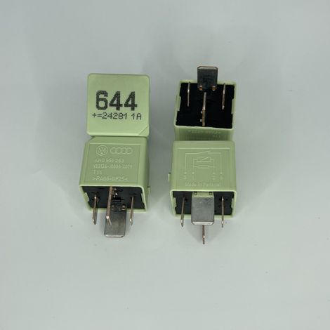Relais automobile Volkswagen Audi 644 V23136-J0006-X079, relais automobile 4H0951253