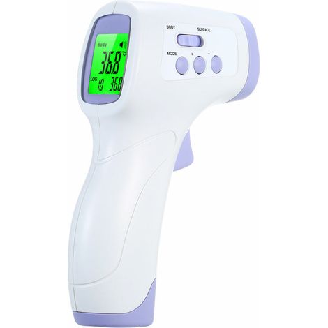 Green Mobility-Thermometre Infrarouge Numerique Sans Contact, Violet (1/5)