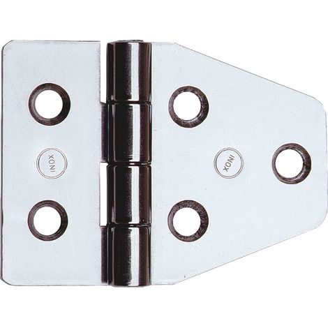 1BL CERNIERA IN ACCIAIO INOX ART.852IN mm. 40 x 55 - pz. 2
