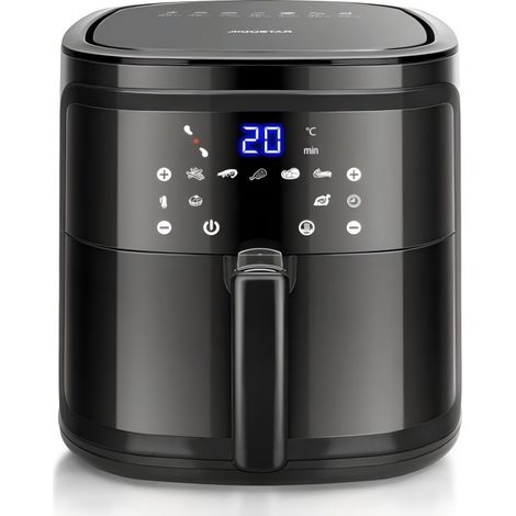 Friteuse sans huile Aigostar 1900 W 7 L, écran tactile intelligent, grande capacité, friteuse électrique multifonctionnelle pour usage domestique (1/3)