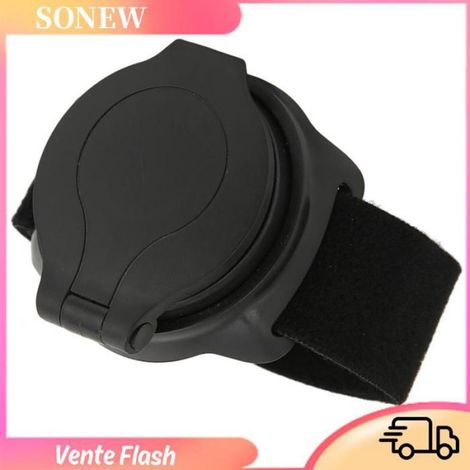 Miroir de guidon de vélo, sangle de poignet en Nylon, miroir de sécurité convexe d'angle de cyclisme pour la plupart des vélos de (1/4)