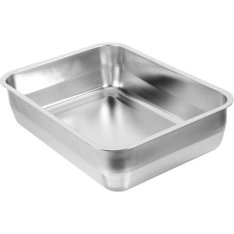 Plat à rôtir en acier inoxydable pour poisson, assiette à rôtir, plateau rectangulaire, plat de restauration