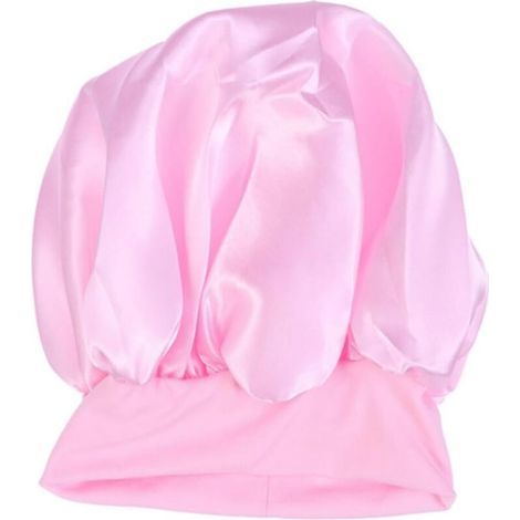 iplusmile Bonnet De Nuit Élastique Satin Côté Large Pour Dormir Bonnet De Nuit Femme Protège Cheveux (1/4)