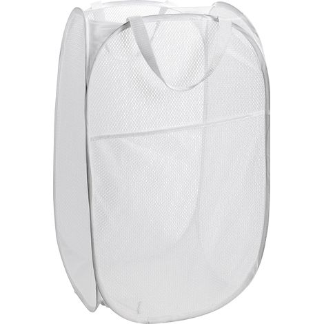 Panier À Linge Pop-Up - Maille Respirante - Cadre Flexible Pliable - Poignées Robustes - Pour Chambre D'Enfant Ou Dortoir - 1 Pièce (1/5)