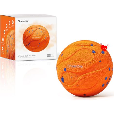 Juguete interactivo inteligente para perros, juguete para cachorros con latidos, movimiento, rebote y rotación automáticos, material ETPU, clasificación de impermeabilidad IPX7, pelota rodante activa 