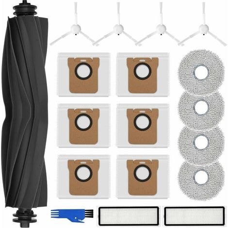 Compatible with the Dreame L10s Ultra/L10 Ultra accessory kit, includes 6 dust-proof vacuum bags, 4 washable cloths, 4 side brushes, 2 filters, and 1 main brush. (1/4)