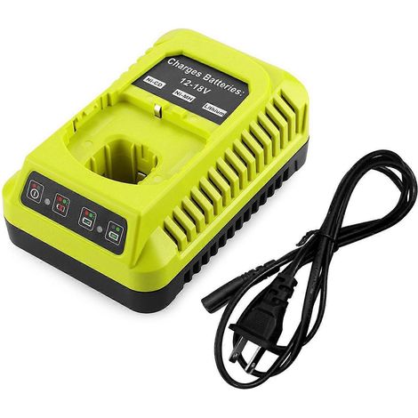 Akkuladegerät-Adapter 12V–18V Schnelllade-Ersatz für RYOBI P117 und P108 Nickel-Lithium-Akkus