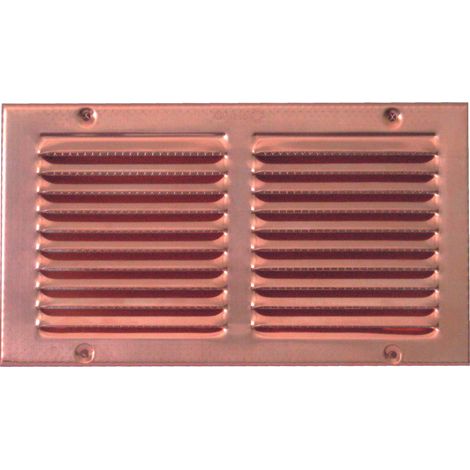 GRIGLIA DI AERAZIONE IN RAME  mm. 250x140
