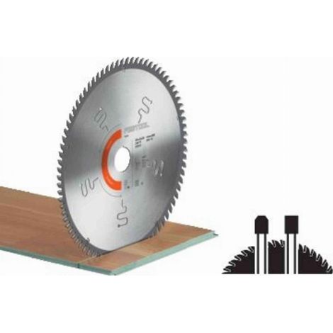 Festool – Lame de scie circulaire 254mm – Ø alésage 30mm – 80 dents pour bois dur et stratifié – Coupe nette sans éclat – 575977