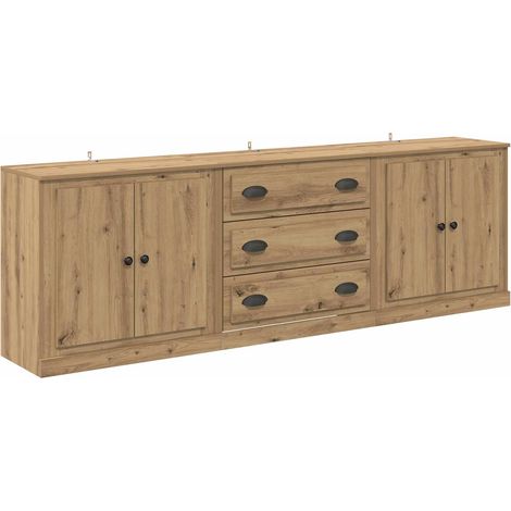 Maison Exclusive - Sideboards 3 pcs Rovere Artigianale 210 x 35,5 x 67,5 cm