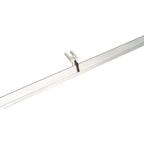 Perfil de recubrimiento Eaton plástico plateado 1000 mm