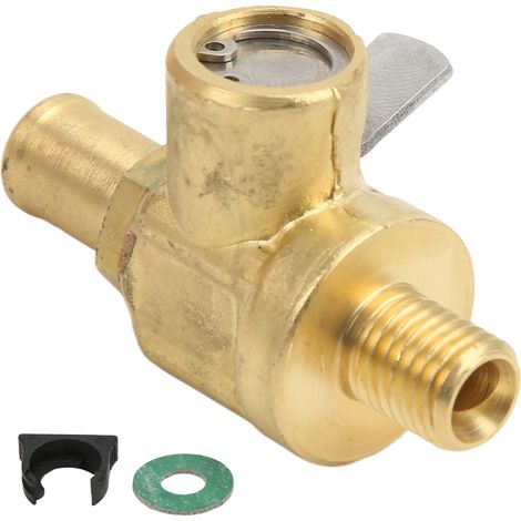 Valve de vidange d'huile moteur F124N avec embout métallique, filetage M10-1,25, usage unidirectionnel pratique pour véhicules (1/5)