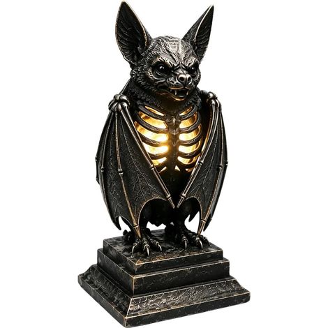 Lampe figurine de table lumineuse avec base sur pied (1/5)