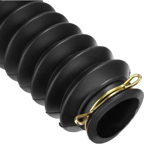 Lot de 2 soufflets de fourche avant en caoutchouc de 42 mm pour moto, protection d'amortisseur