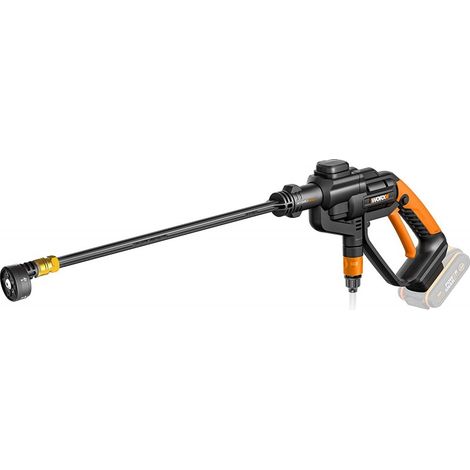 Worx – Nettoyeur haute pression portable sans fil – Pression 22 bars – Débit 120 l/h – Tuyau 6 m – Buse multi-jets pour nettoyage extérieur