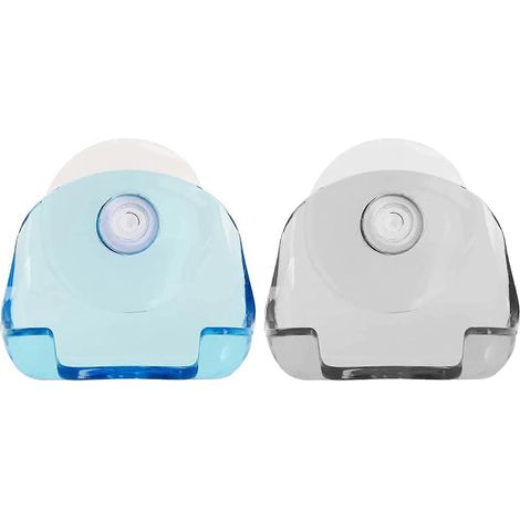 Scheermes zuignappen, Scheermes zuignap, Scheermeshouder met zuignap, Scheermes muurbeugel, Scheermeshouder, Scheermes zuignap voor onder de douche, 2 stuks (1/5)