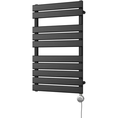 Typhoon - Black Electric Towel Rail H816mm x W500mm 300w Thermostatic (1/3)