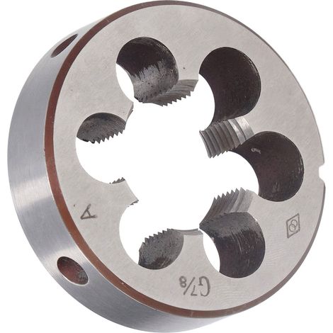 Filet à gauche en acier allié G7/8, filière à fileter pour tubes, métaux ferreux et aluminium (1/5)