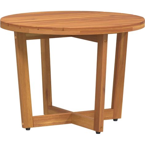 Maison Exclusive - Garten-Beistelltisch Rund Ø55x40 cm Massivholz