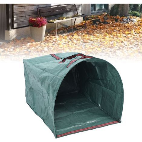 Wiederverwendbarer Gartenabfallsack in Paneelform mit Stützrahmen, Größe XL (150 l, 59 x 56 x 43 cm), aus strapazierfähigem PP-Material (1/4)