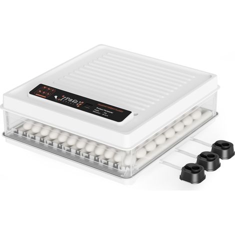 Fudajo Vollautomatischer Flächenbrüter für 128 Eier, Inkubator 110 W mit Wendesystem, Brutautomat mit Temperatursteuerung und Feuchtigskeitsregulierung, Brutkasten zum Eier ausbrüten