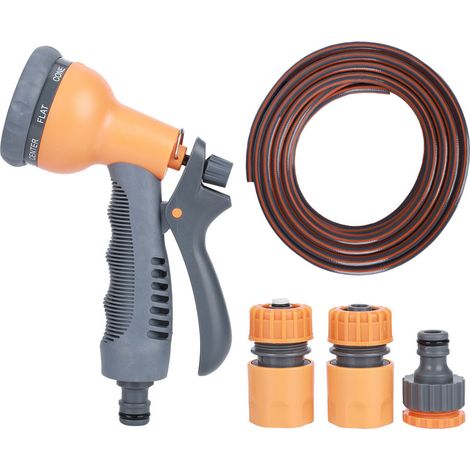 Tuyau d'arrosage de 10 m G1/2 po, tuyau antidéflagrant pour usage domestique et agricole avec raccord pour arroseur (1/5)