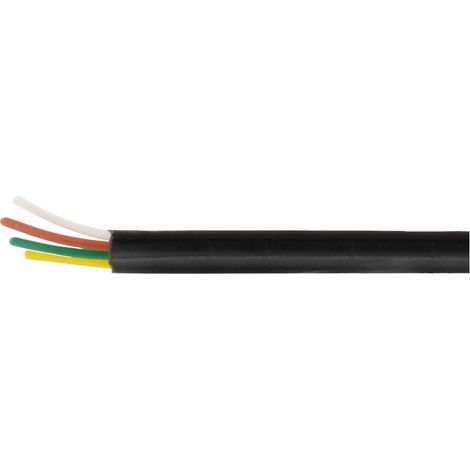 econ connect MPFK4SW Câble en nappe noir 100 m C891602