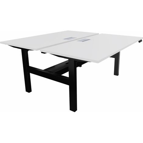 Bureau bench 2 personnes électrique avec trappe Dynamics (1/5)